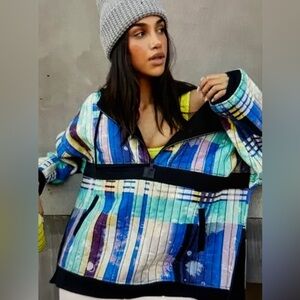 Free People Movement Fast Times Hoodie Jacket Quilted Zip -Size Small